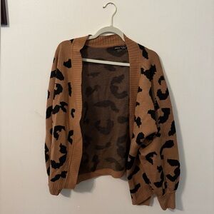 SHEIN Tan Ribbed Knitwear